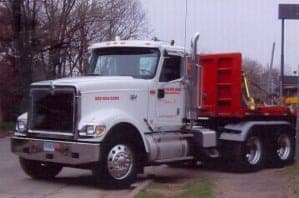 A Quick Pick heavy hauling truck