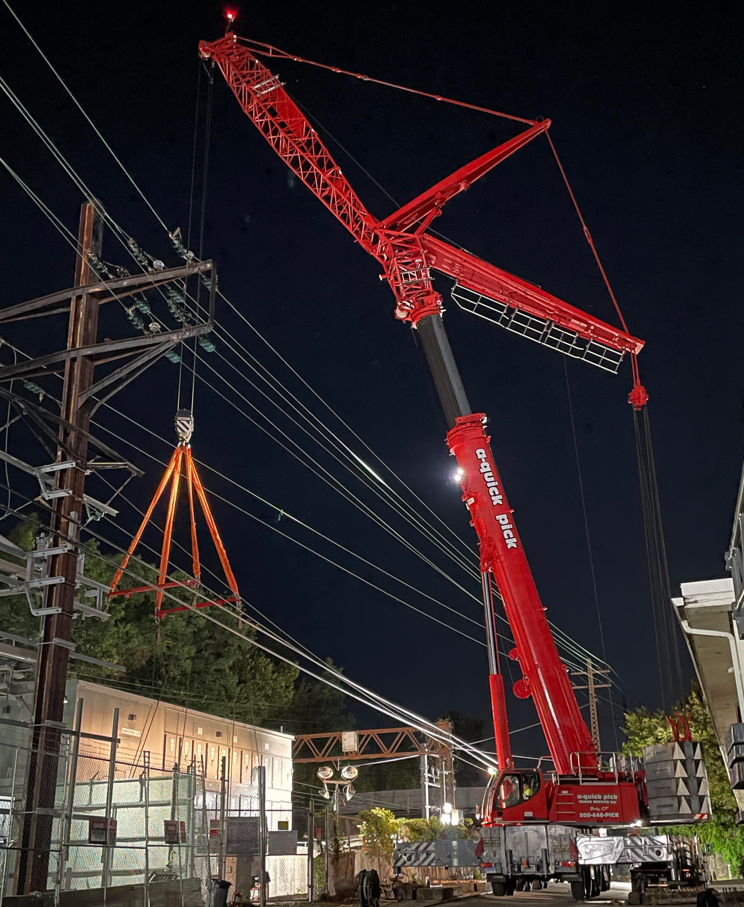 Quick Pick fleet of cranes